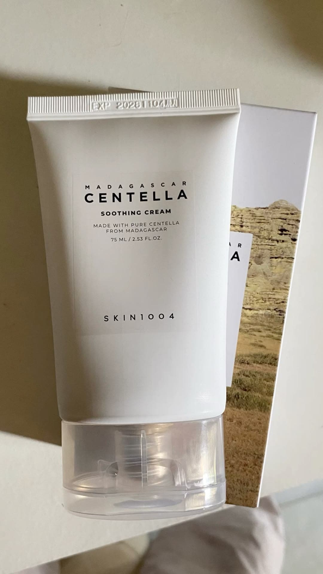 Centella cream hydratant