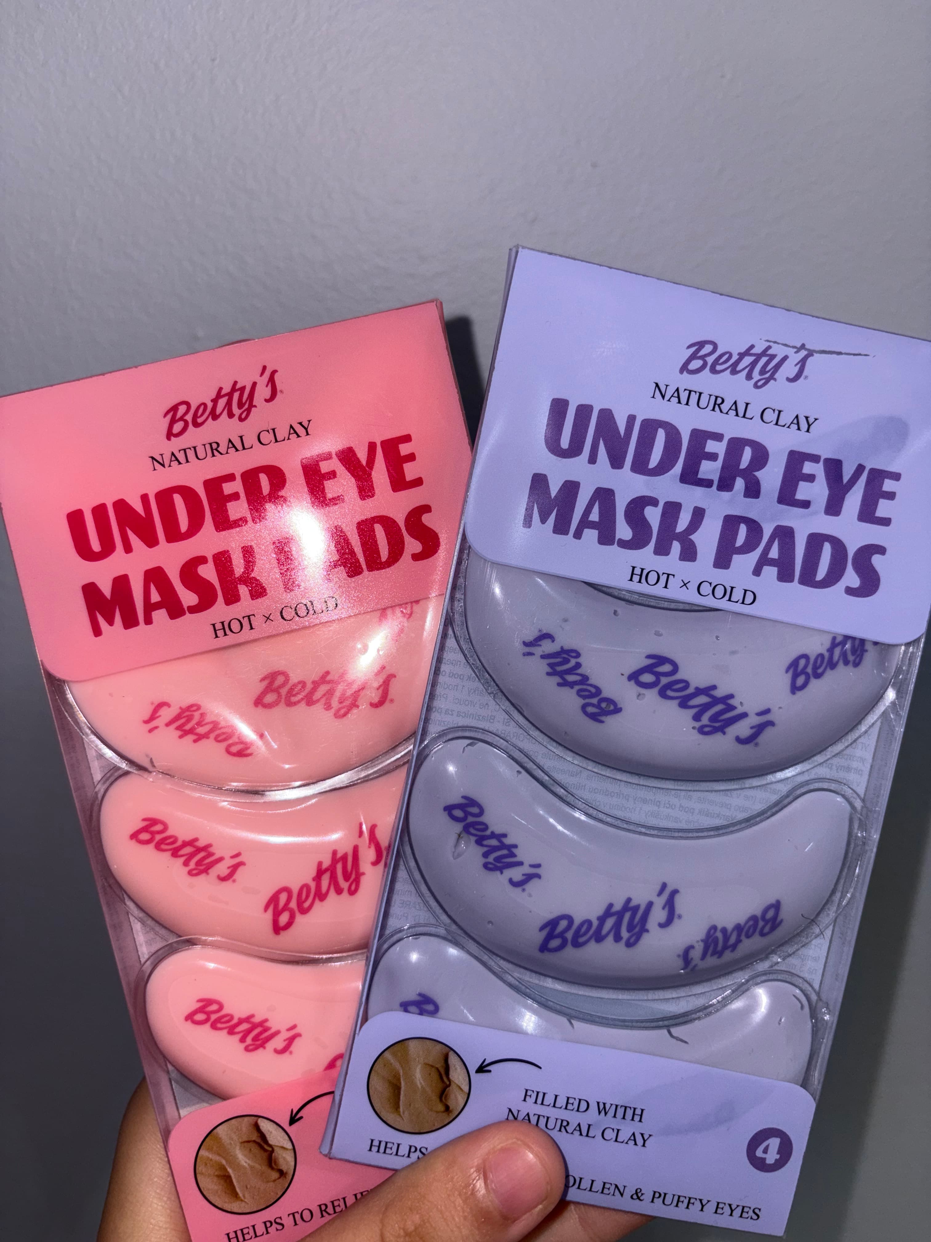 Betty’s Natural Clay Under Eye Mask Pads🌸🎀