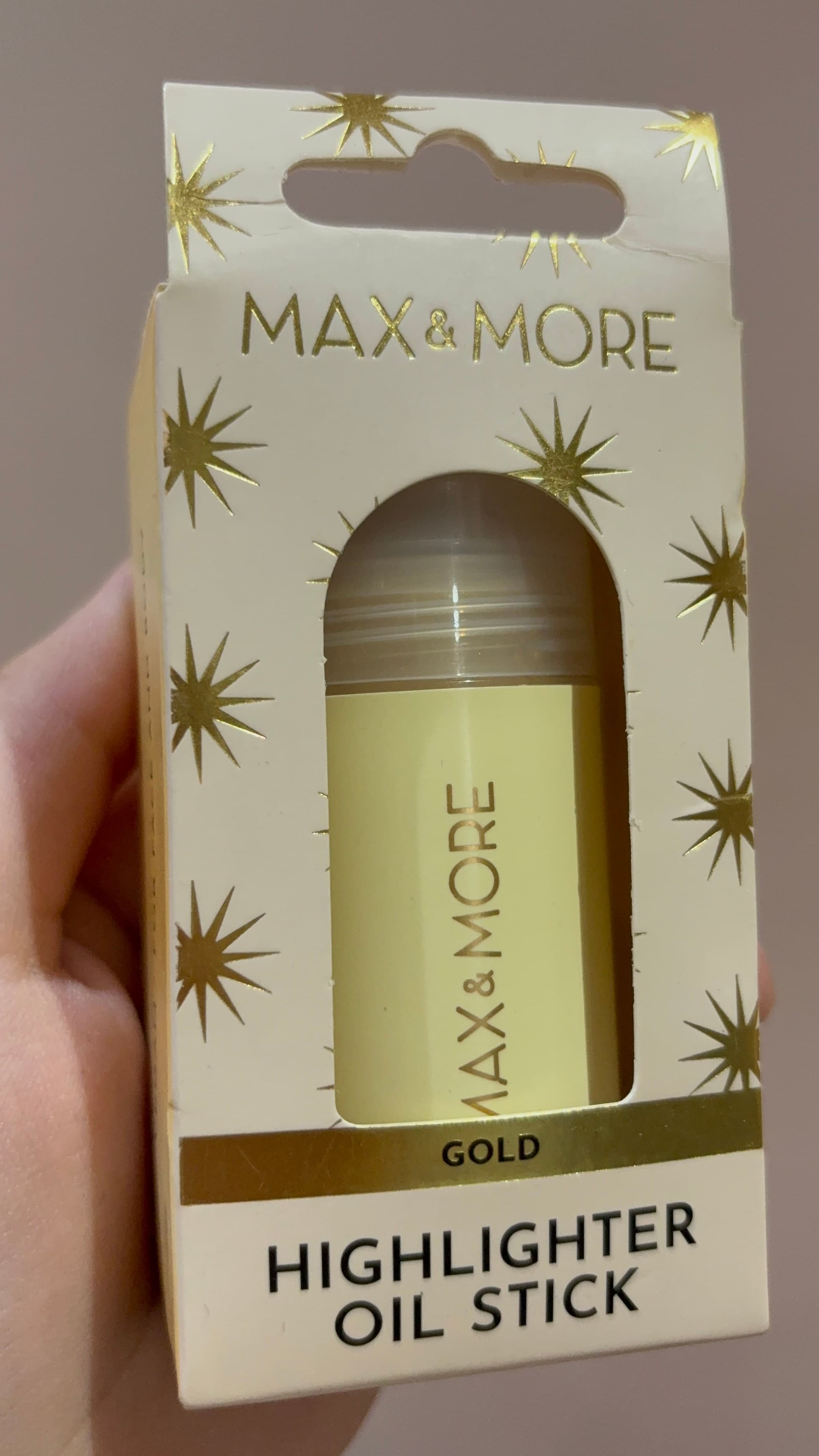 ✨ MAX & MORE – Highlighter Oil Stick GOLD ✨